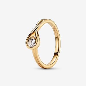 Gold Pandora Brilliance 0.25 ct tw Rings | 3094572-NX