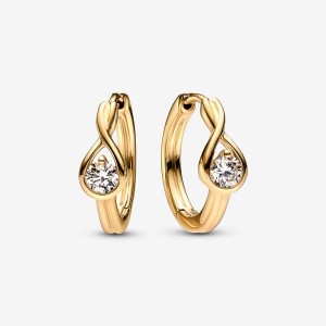 Gold Pandora Brilliance 0.50 ct tw Earrings | 7541208-OT