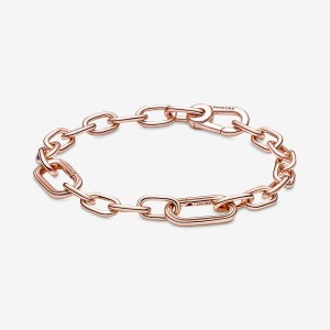 Rose Gold Plated Pandora ME Link Link Bracelets | 9068354-ZI