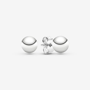 Sterling Silver Pandora Classic Beads Stud Earrings | 3518249-FV