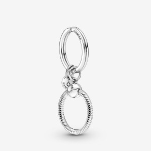 Sterling Silver Pandora Moments Key Charm Holders | 8749521-XE