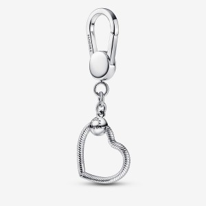 Sterling Silver Pandora Moments Small Heart Bag Charm Holders | 2157438-PI