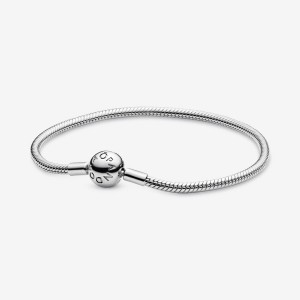 Sterling Silver Pandora Moments Snake Charm Holders | 9415230-NX