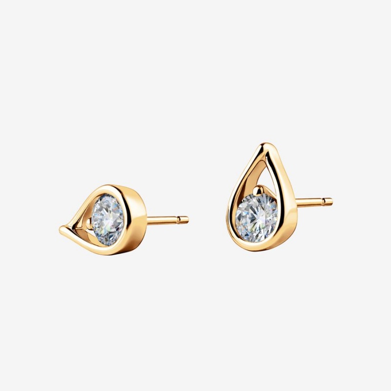 Gold Pandora Brilliance 1.00 ct tw Earrings | 2814053-TE