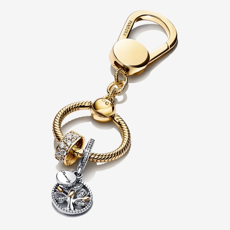 Gold Plated Pandora Charm Holders | 8714692-GE