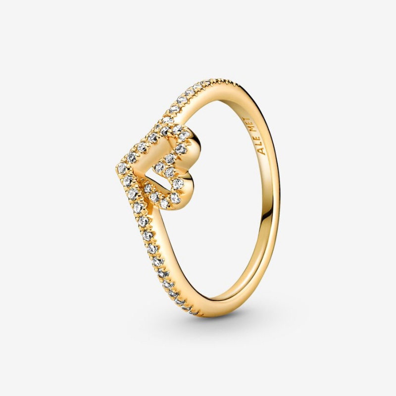 Gold Plated Pandora Ring Sets | 6901852-NG