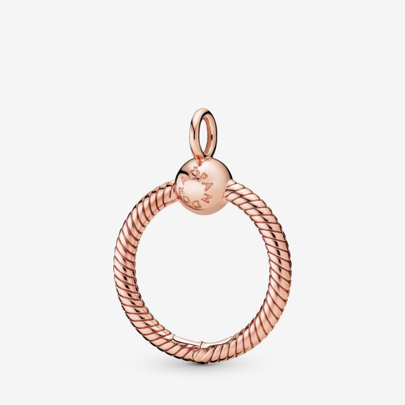 Rose Gold Plated Pandora Charm Holders | 6794823-QW