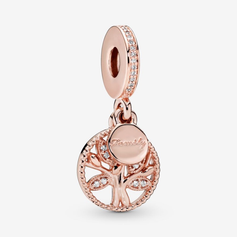 Rose Gold Plated Pandora Charm Holders | 4527193-IJ