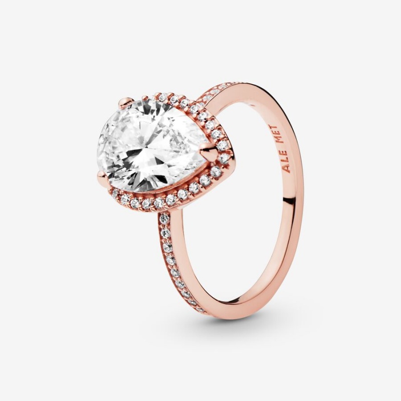 Rose Gold Plated Pandora Ring Sets | 2485903-QG