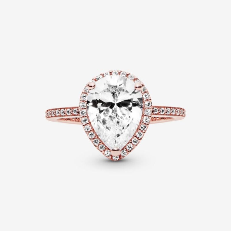 Rose Gold Plated Pandora Ring Sets | 2485903-QG