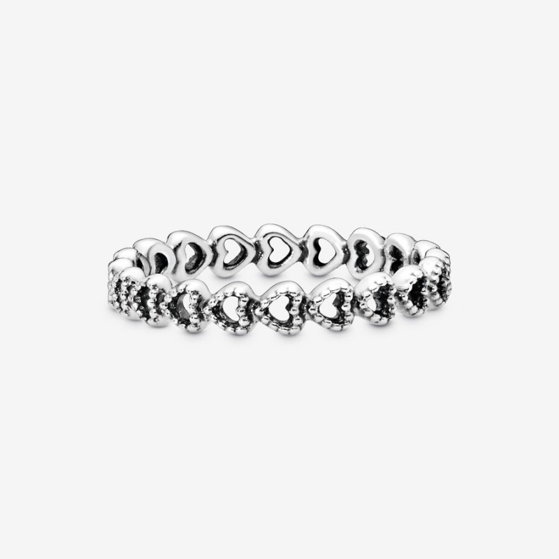 Sterling Silver Pandora Band ofs Band Rings | 3192045-VU