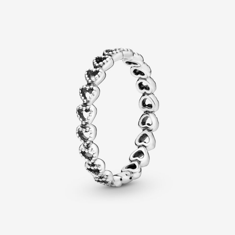 Sterling Silver Pandora Band ofs Band Rings | 3192045-VU