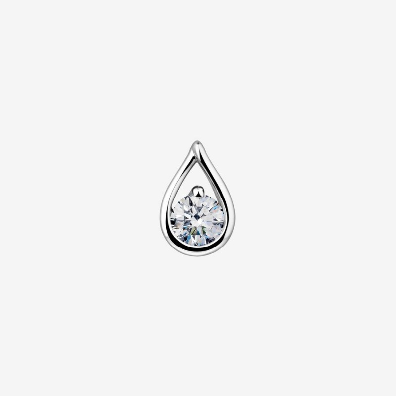 Sterling Silver Pandora Brilliance 0.50 ct tw Stud Lab-Created Diamond Earrings | 2490671-VN