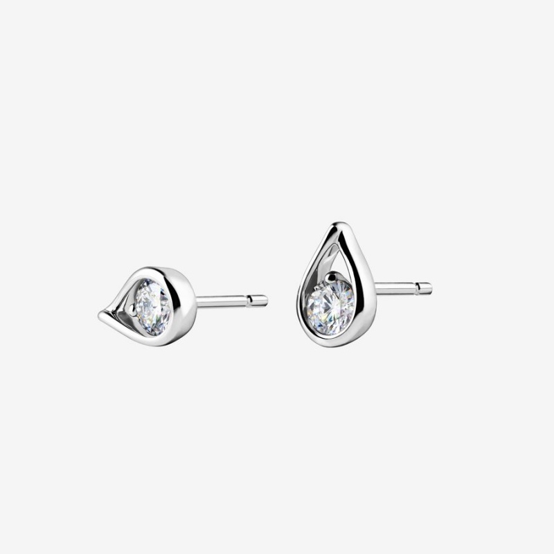 Sterling Silver Pandora Brilliance 0.50 ct tw Stud Lab-Created Diamond Earrings | 2490671-VN