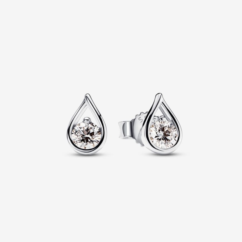 Sterling Silver Pandora Brilliance 0.50 ct tw Double Lab-created Diamond Styled Sets | 3674819-EW