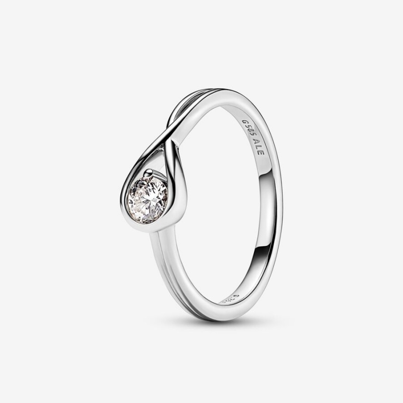 Sterling Silver Pandora Brilliance 0.50 ct tw Double Lab-created Diamond Styled Sets | 3674819-EW