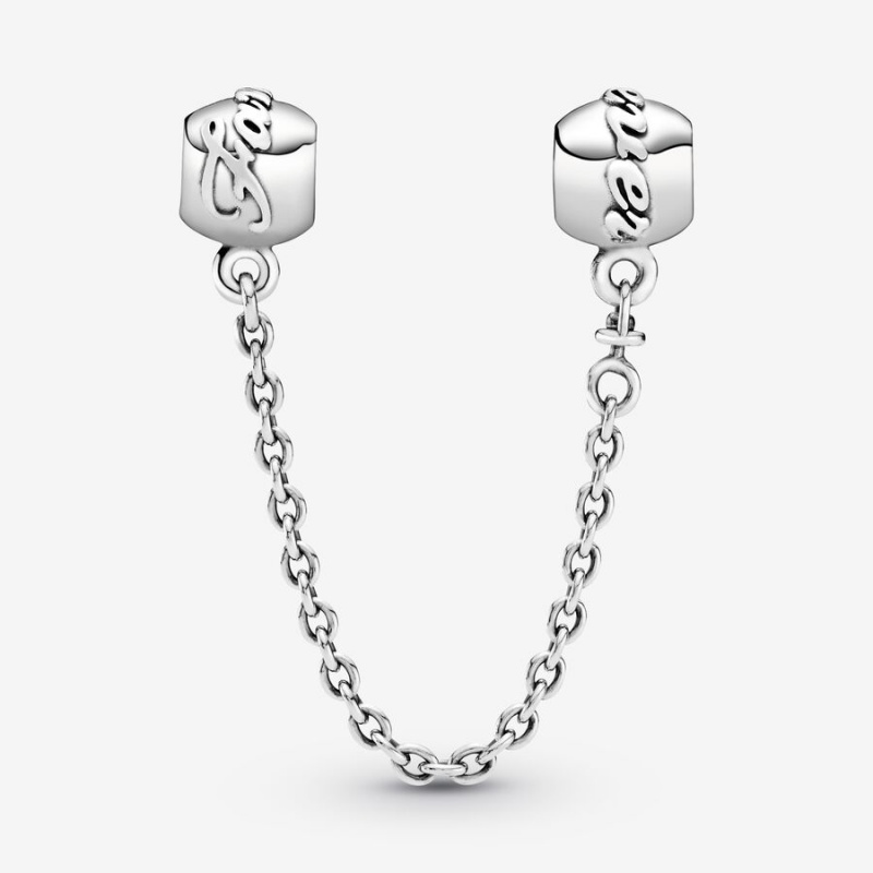 Sterling Silver Pandora Family Forever Safety Safety Chains | 0842975-XK