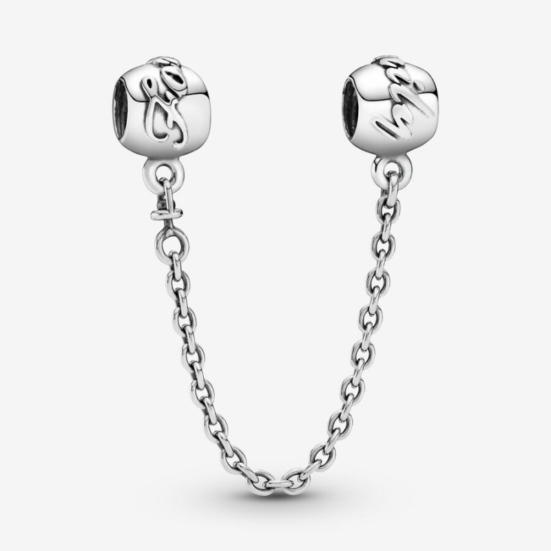 Sterling Silver Pandora Family Forever Safety Safety Chains | 0842975-XK