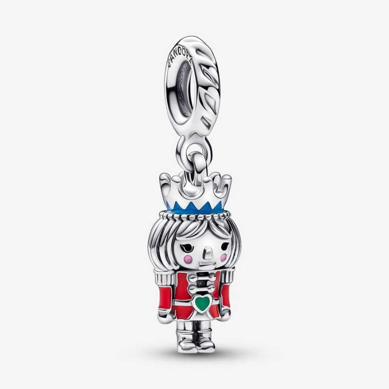 Sterling Silver Pandora Festive Nutcracker 2022 Dangle Dangle Charms | 3964182-AW