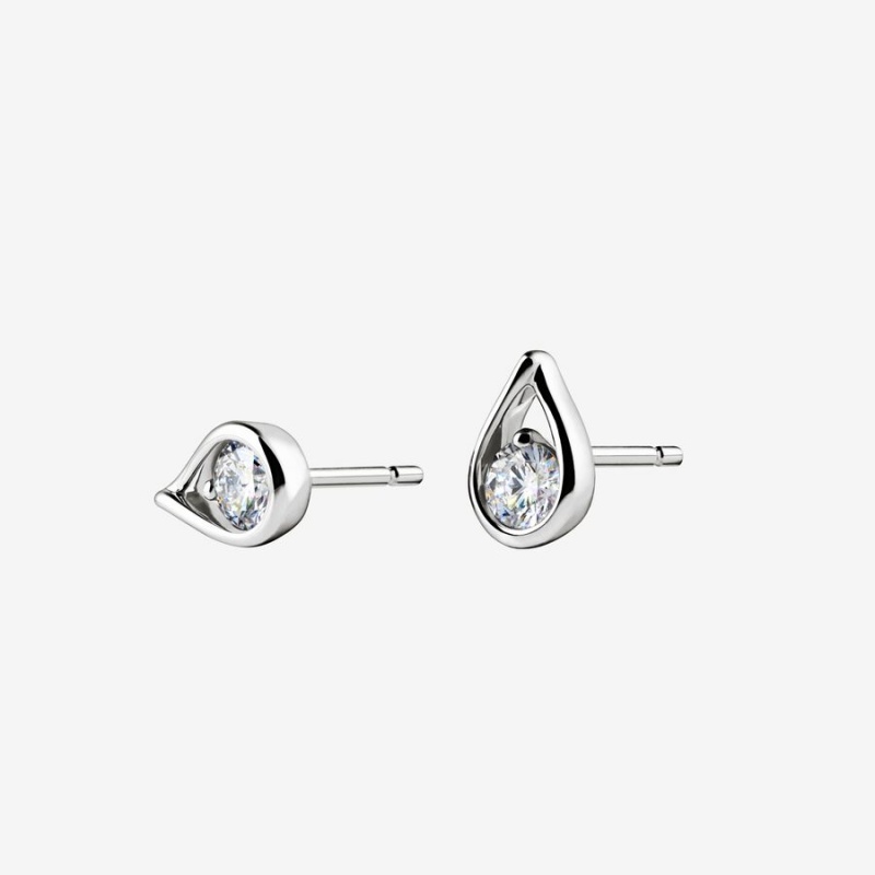 Sterling Silver Pandora Lab-created Diamond Styled Sets | 0728619-AK