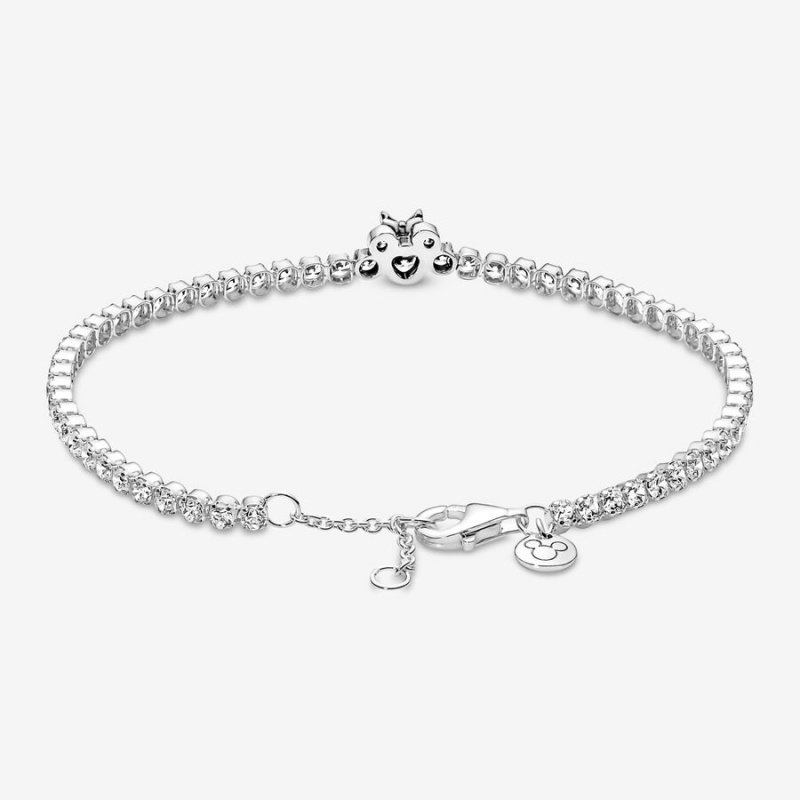 Sterling Silver Pandora Minnie Mouse Tennis Chain Bracelets | 1520984-IN