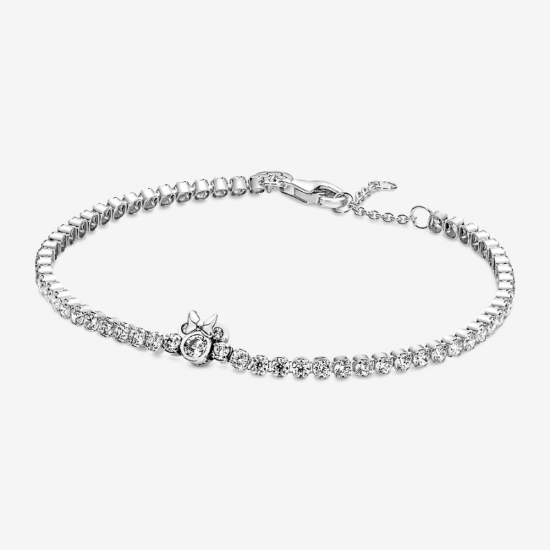 Sterling Silver Pandora Minnie Mouse Tennis Chain Bracelets | 1520984-IN