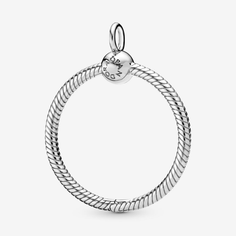 Sterling Silver Pandora Moments Medium O Charm Holders | 5603824-UO