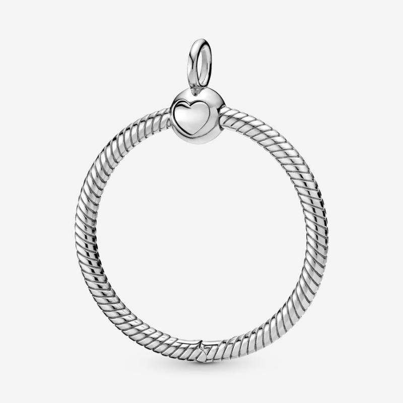 Sterling Silver Pandora Moments Medium O Charm Pendants | 1086952-UH