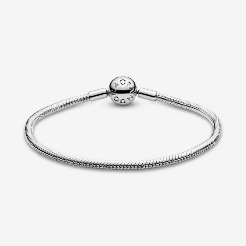 Sterling Silver Pandora Moments Snake Charm Holders | 9415230-NX