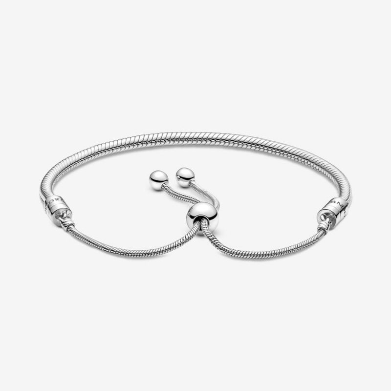 Sterling Silver Pandora Moments Snake Slider Charm Holders | 0695312-YI