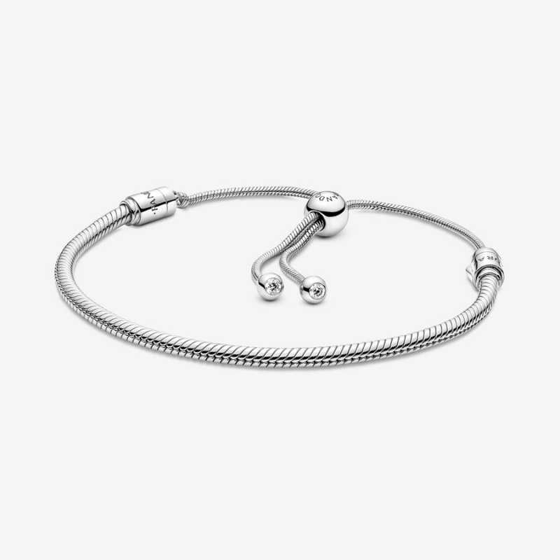 Sterling Silver Pandora Moments Snake Slider Charm Holders | 0695312-YI