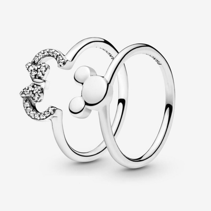 Sterling Silver Pandora Pinky Rings | 0497126-EY