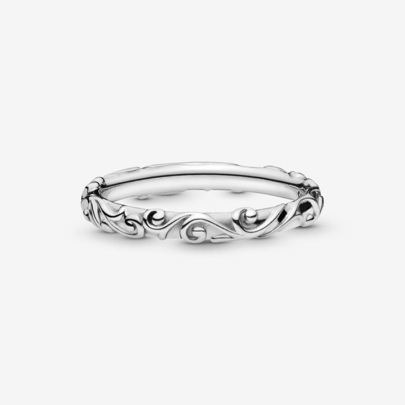 Sterling Silver Pandora Regal Band Rings | 2075613-UF