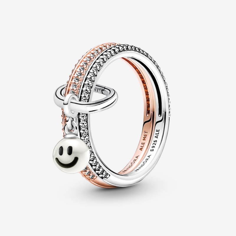 Sterling Silver Pandora Ring Sets | 1950764-QD