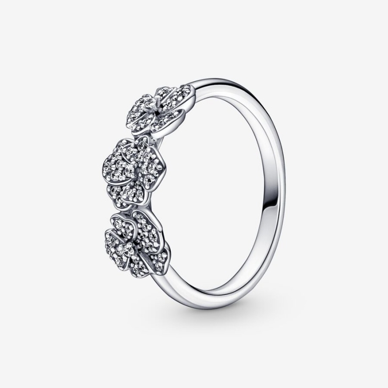 Sterling Silver Pandora Ring Sets | 2193467-QU