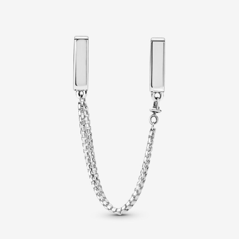 Sterling Silver Pandora Safety Clip Safety Chains | 5028461-ME